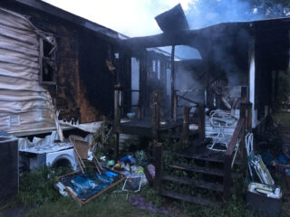 Black Creed Blvd. Fire Damage