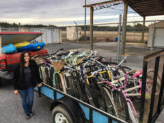 WCSO DONATES MORE THAN 40 BIKES TO GULF COUNTY BOY SCOUT TROOP IMPACTED BY HURRICANE MICHAEL