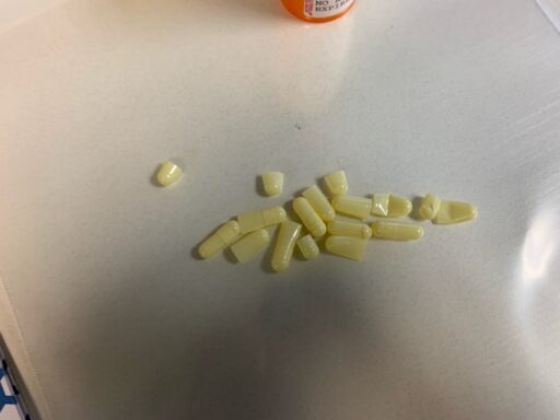 A photo of Vyvanse capsules, which appeared to be altered. 