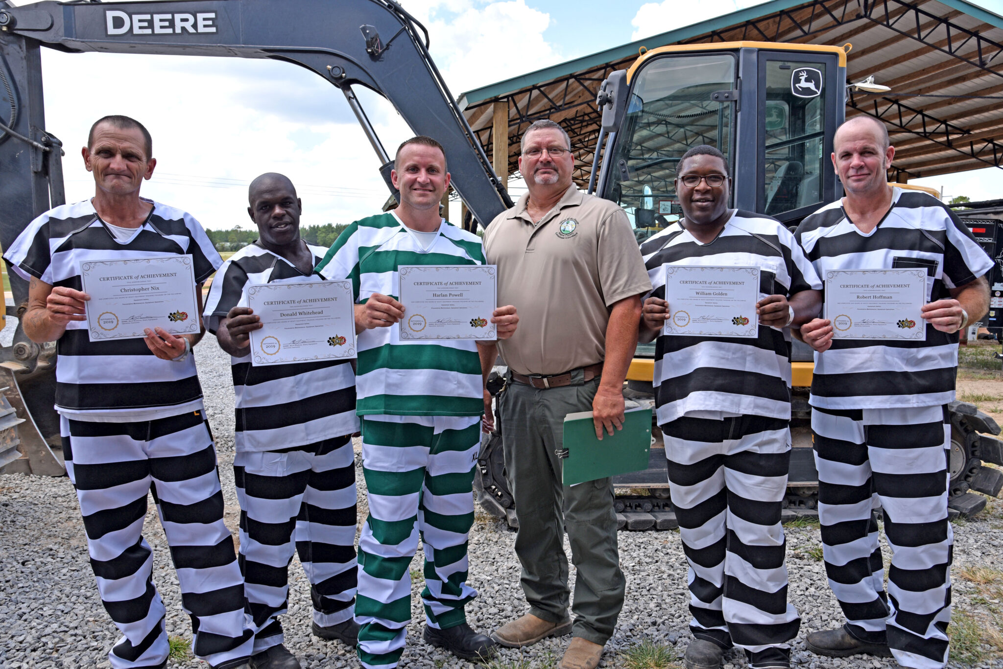 SECOND CLASS OF INMATES GRADUATE FROM HEAVY EQUIPMENT PROGRAM AT WALTON