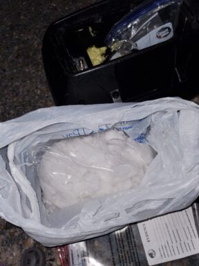 A bag of more than 1400 grams of methamphetamine