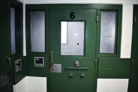 Jail cell at the Walton County Jail