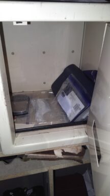 meth inside a safe