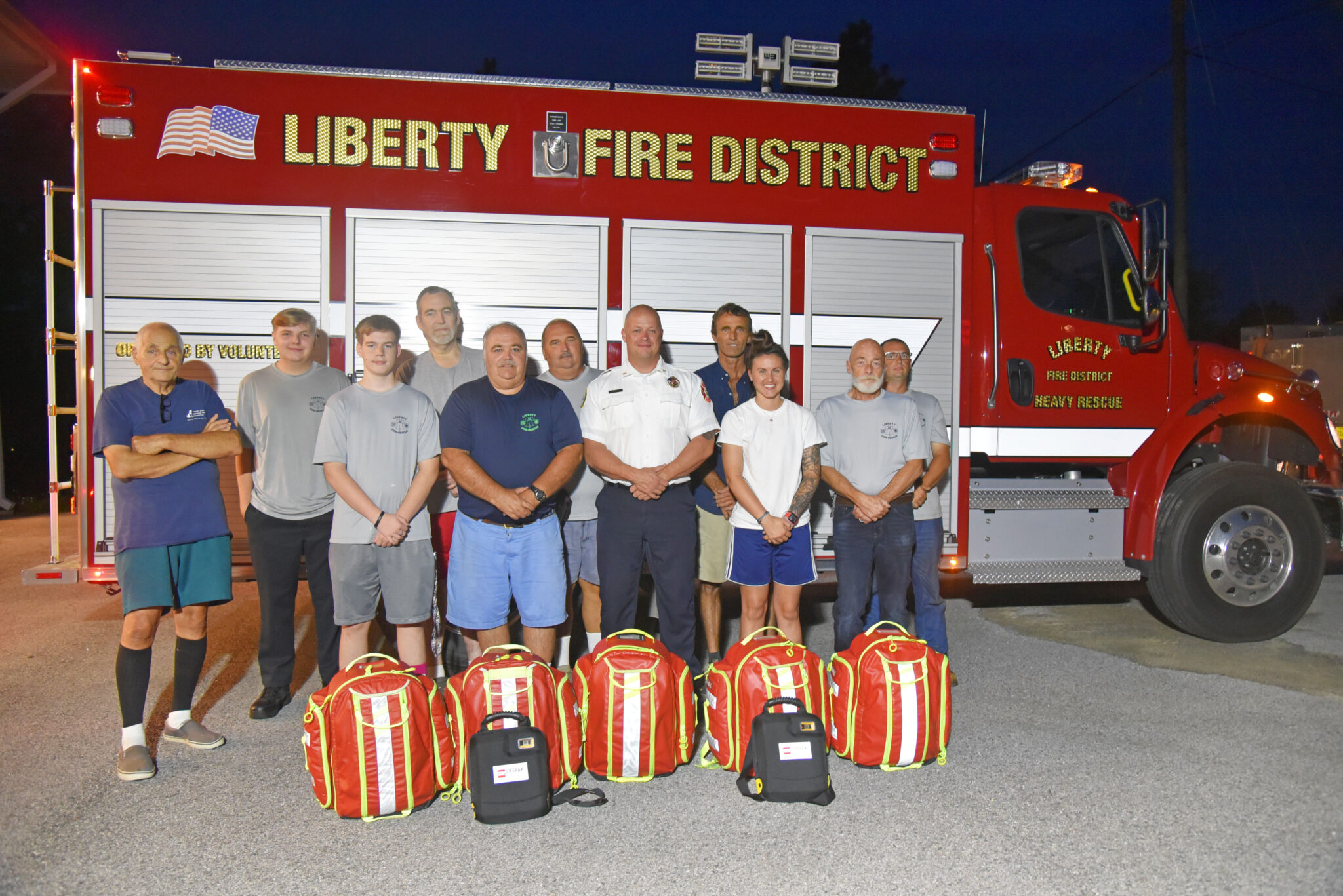 WALTON COUNTY FIRE RESCUE PARTNERS WITH LIBERTY VOLUNTEER FIRE