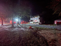 FIREFIGHTERS KNOCK DOWN HOUSE FIRE OVERNIGHT IN DEFUNIAK SPRINGS