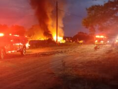 WCFR RESPONDS TO MOBILE HOME FIRE IN MOSSY HEAD